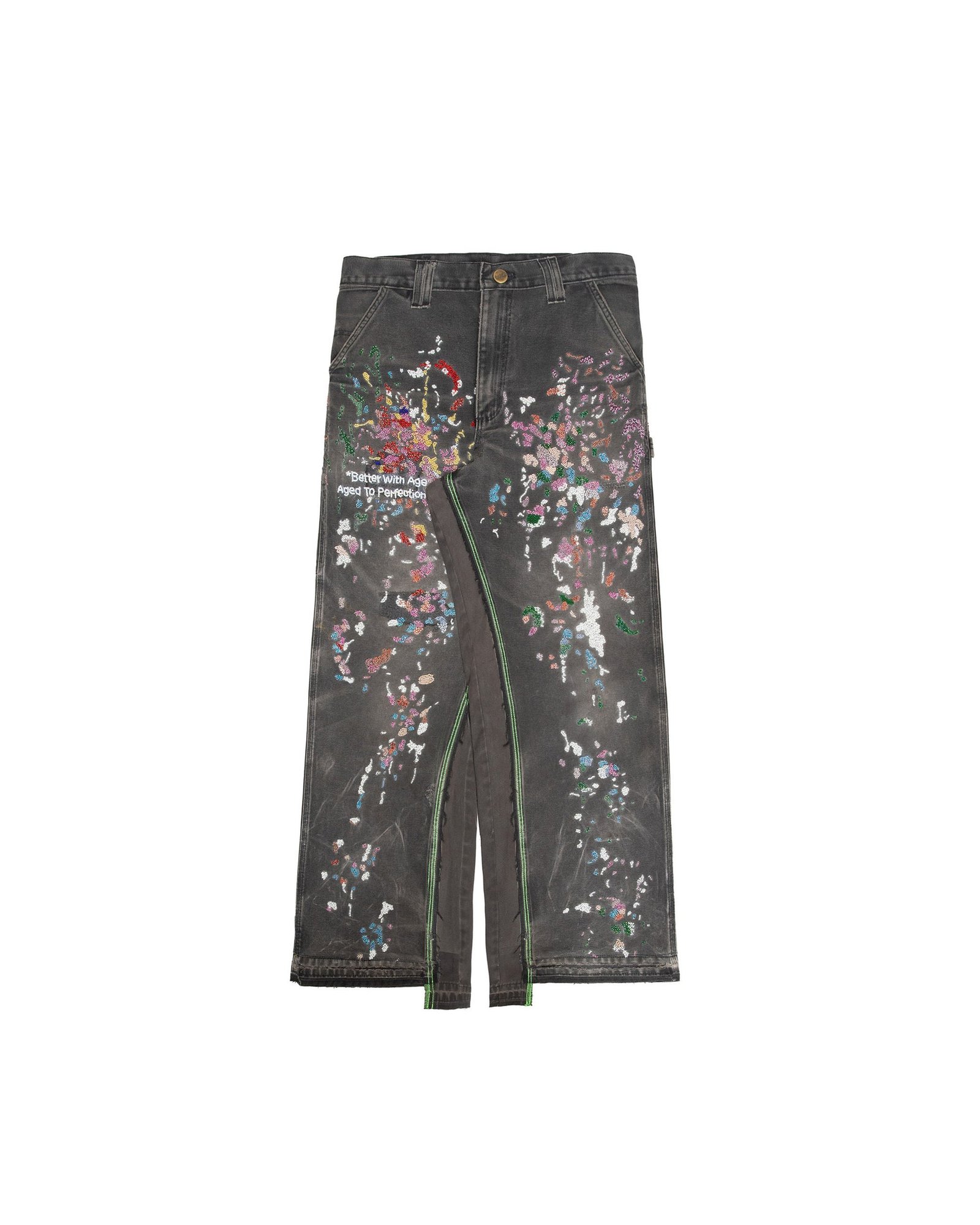 BWA PAINTER'S HAND-BEADED DOUBLE-WIDE TROUSER BWA PAINTER'S HAND-BEADED DOUBLE-WIDE TROUSER