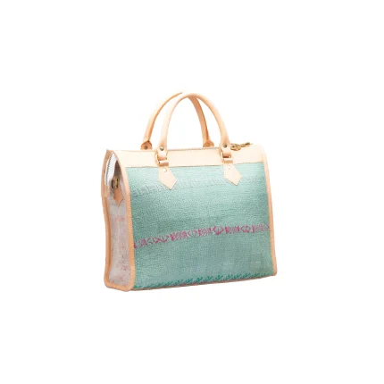 Better with age Isaac hand-quilted carry-on bag