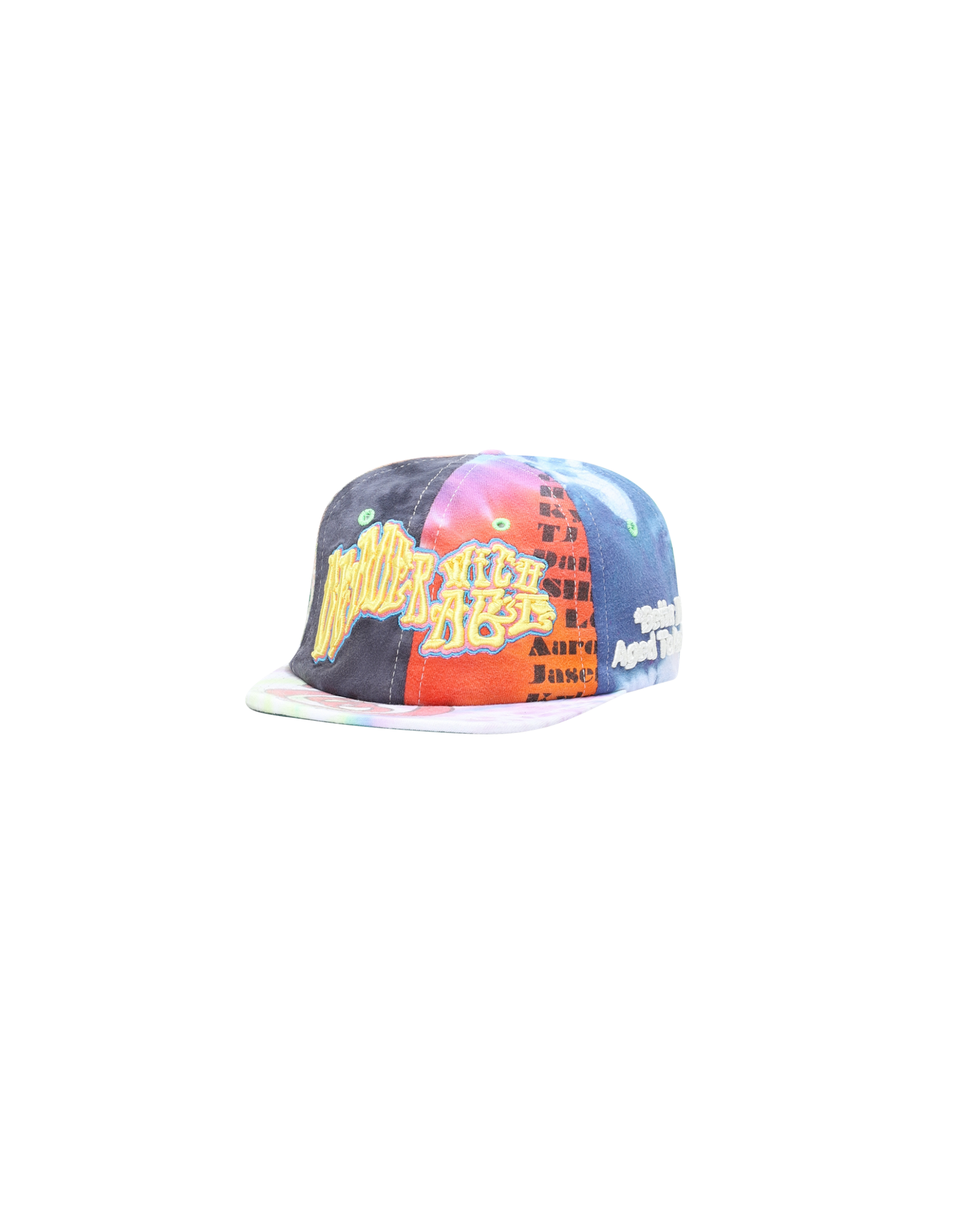 DEADER WITH AGE RECONSTRUCTED TIE-DYE HAT DEADER WITH AGE RECONSTRUCTED TIE-DYE HAT